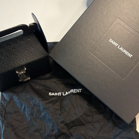 Saint Laurent TAKE-AWAY BOX IN LEATHER - Picture 13 of 17